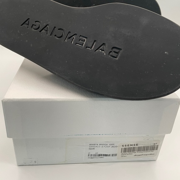 10/10 Balenciaga Hotel Slides W7 - Picture 5 of 6